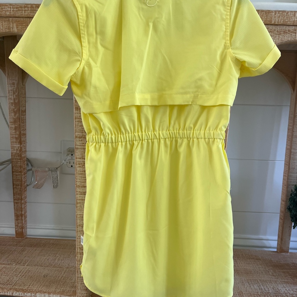 Magellan Outdoors  Yellow Laguna Madre dress girls 7 - Picture 2 of 4